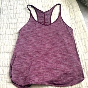 lululemon athletica Maroon Tank Top